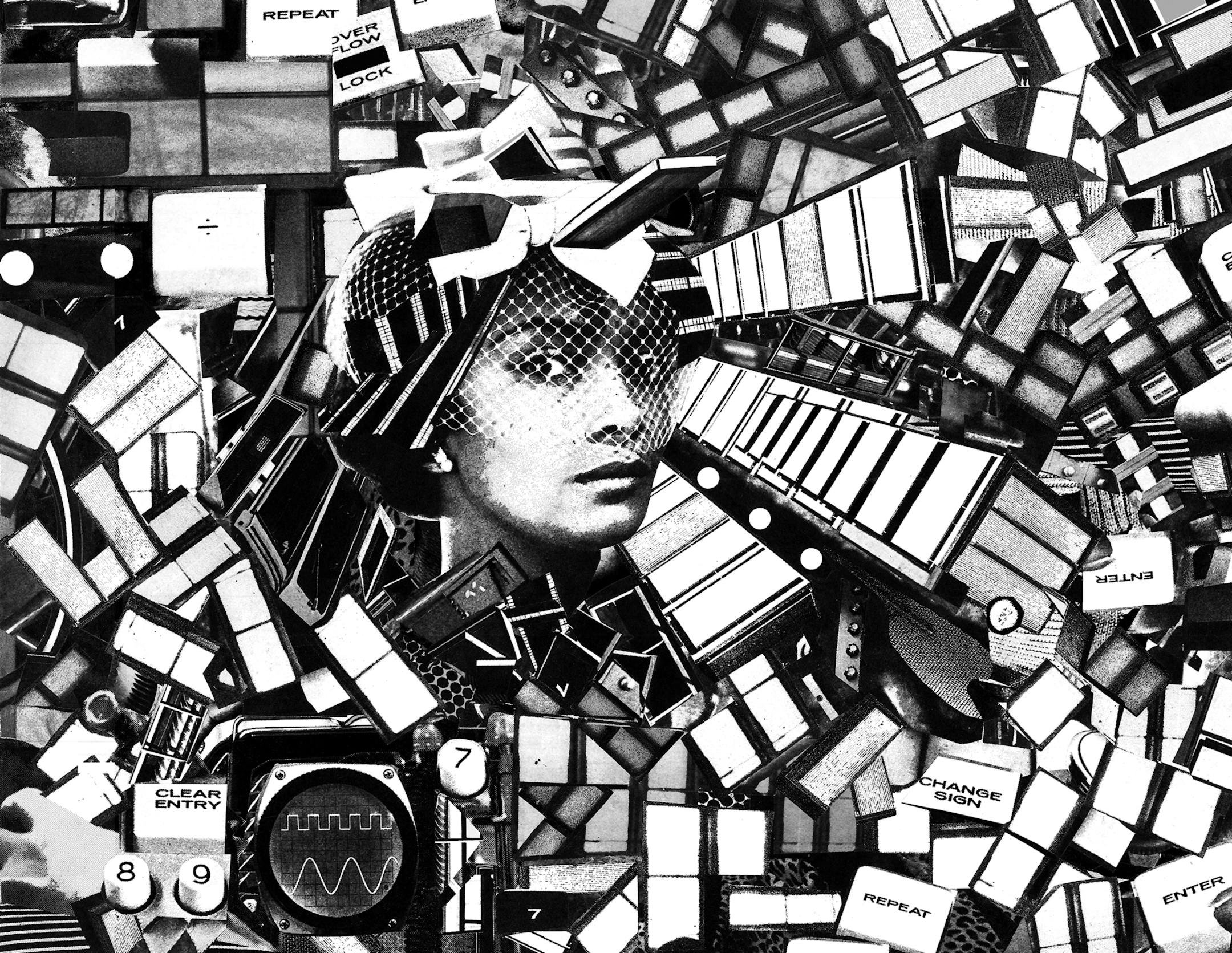 Provided
"Fragmentation Brigade," cut-paper collage by Erik Farseth.