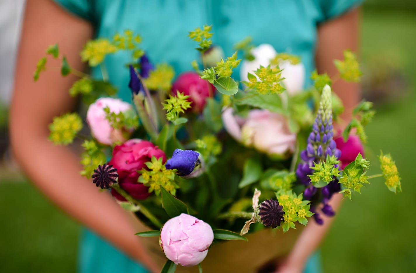 Join a flower CSA like Blue Sky Flower Farm for bouquets all summer long.