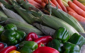 Find a variety of vegetables at the Minneapolis Farmers Market throughout the growing season.