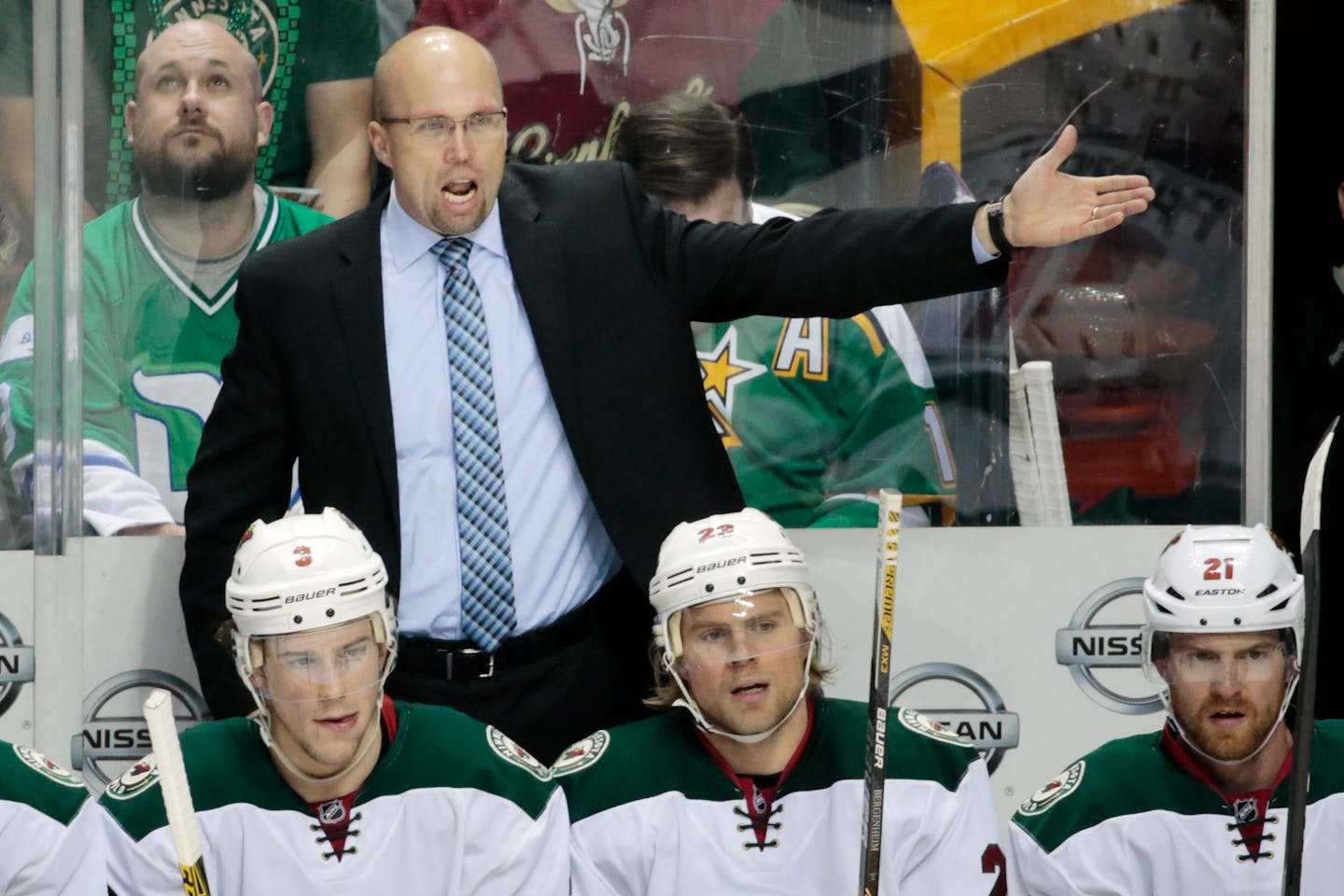 Former Minnesota Wild head coach Mike Yeo.