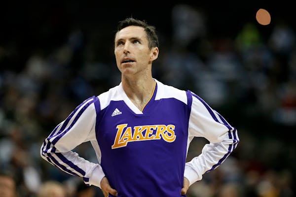 Lakers point guard Steve Nash might play Tuesday for the first time since November.