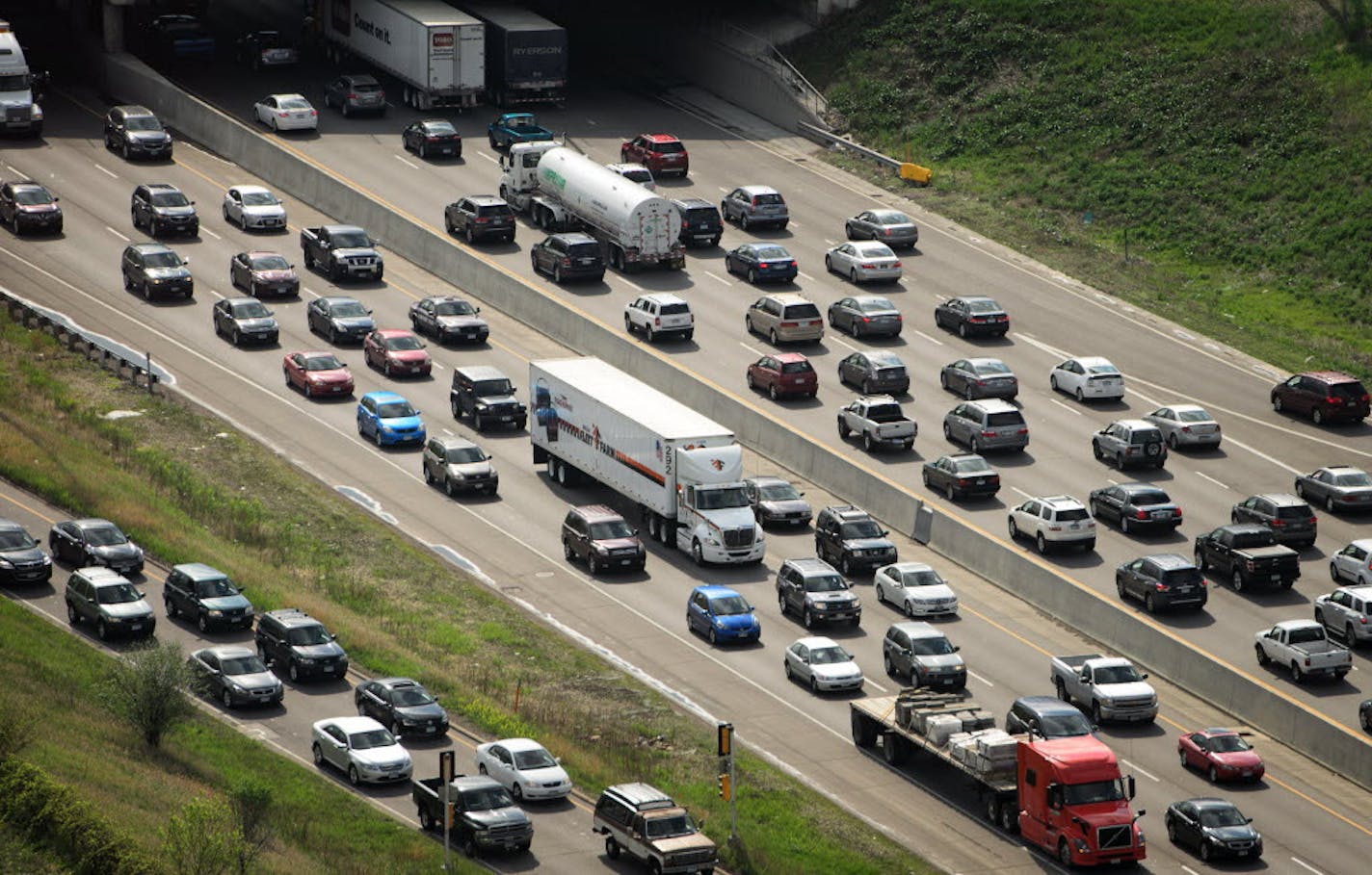 Congestion is present two to three hours a day during the afternoon commute on Interstate 494 at France Avenue in Bloomington.