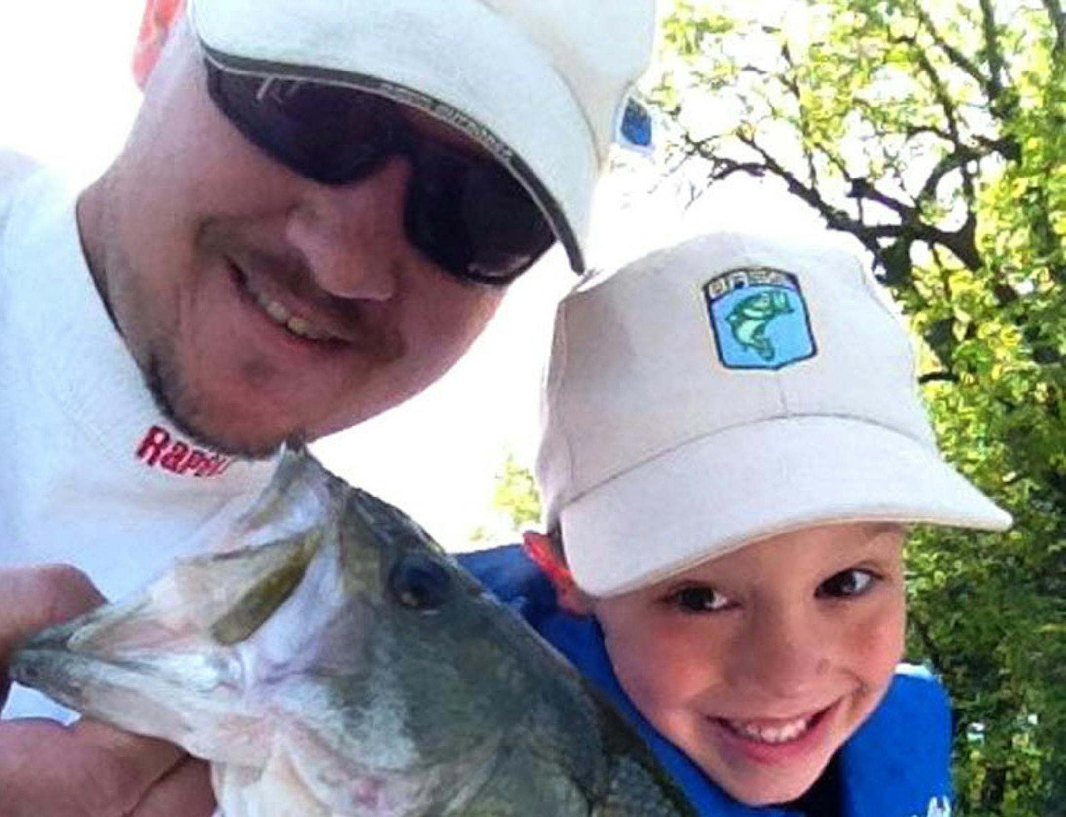 Chad Heyrman and his son, Hunter