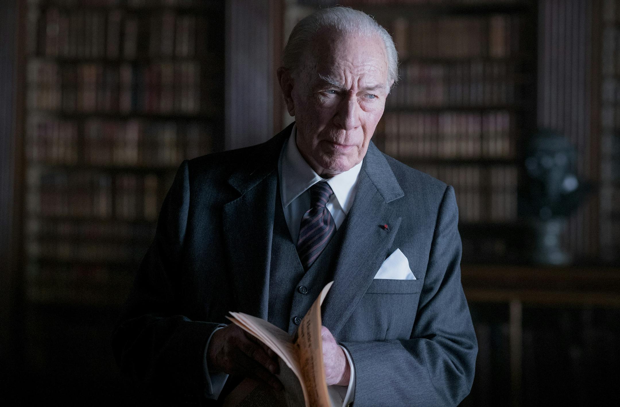 Christopher Plummer is J. Paul Getty in the film, "All the Money in the World." (Giles Keyte) ORG XMIT: 1219058
