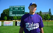 Billy Peterson coached both Dave Winfield and Paul Molitor in American Legion ball, and he still works with young players at Dunning Field in St Paul.