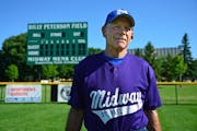 Billy Peterson coached both Dave Winfield and Paul Molitor in American Legion ball, and he still works with young players at Dunning Field in St Paul.