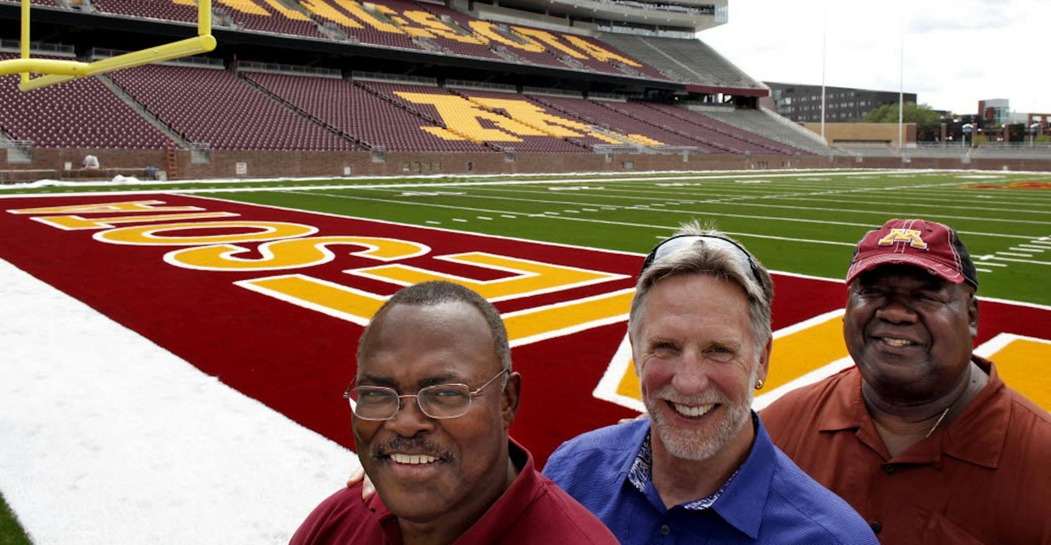 The late Dr. John Williams (left, glasses)
