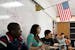 Students attend a class at Rockville High School on Friday, March 9, 2012 in Rockville, MD.