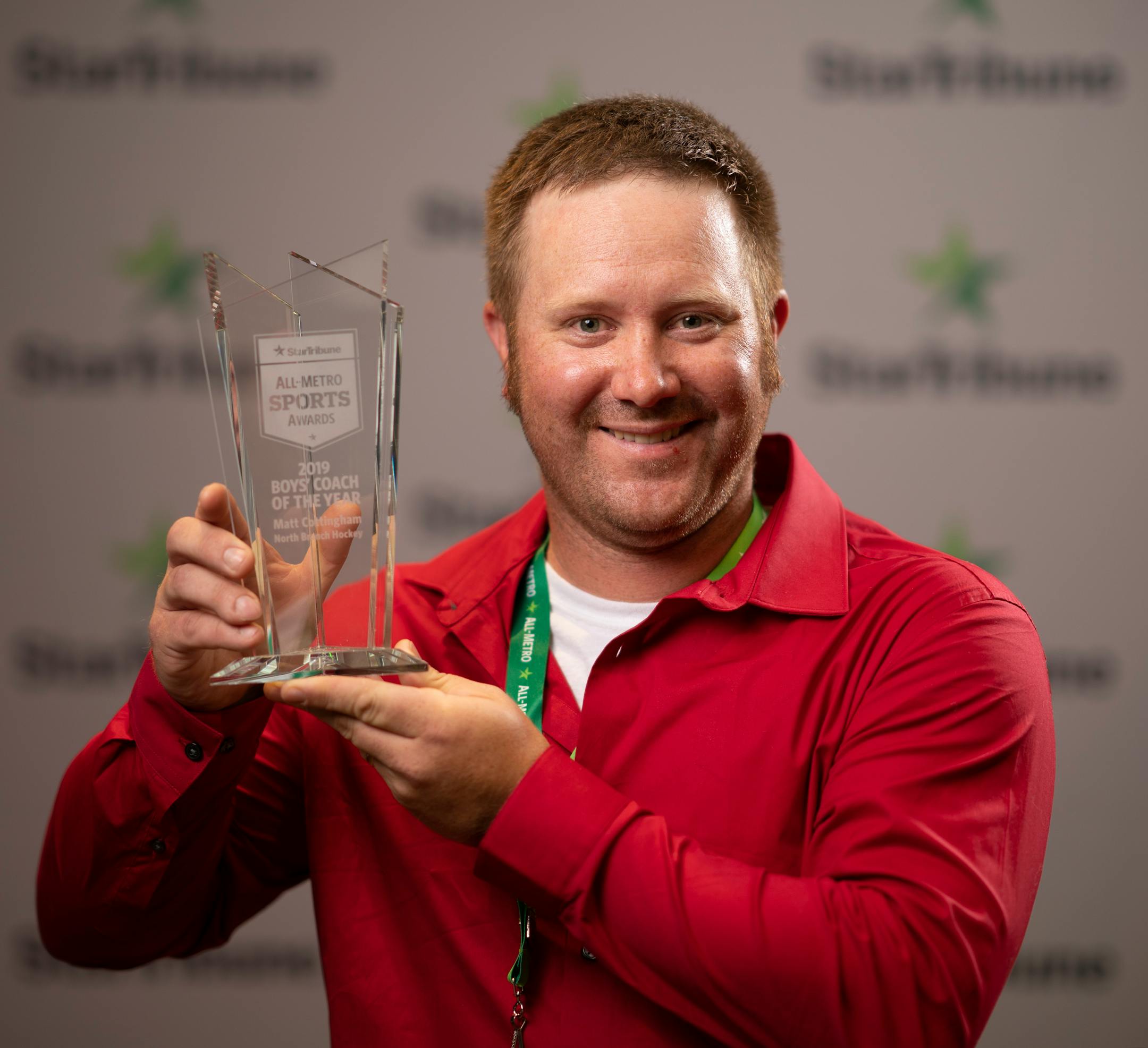 2019 Boys' Coach of the Year: Matt Cottingham, North Branch hockey.