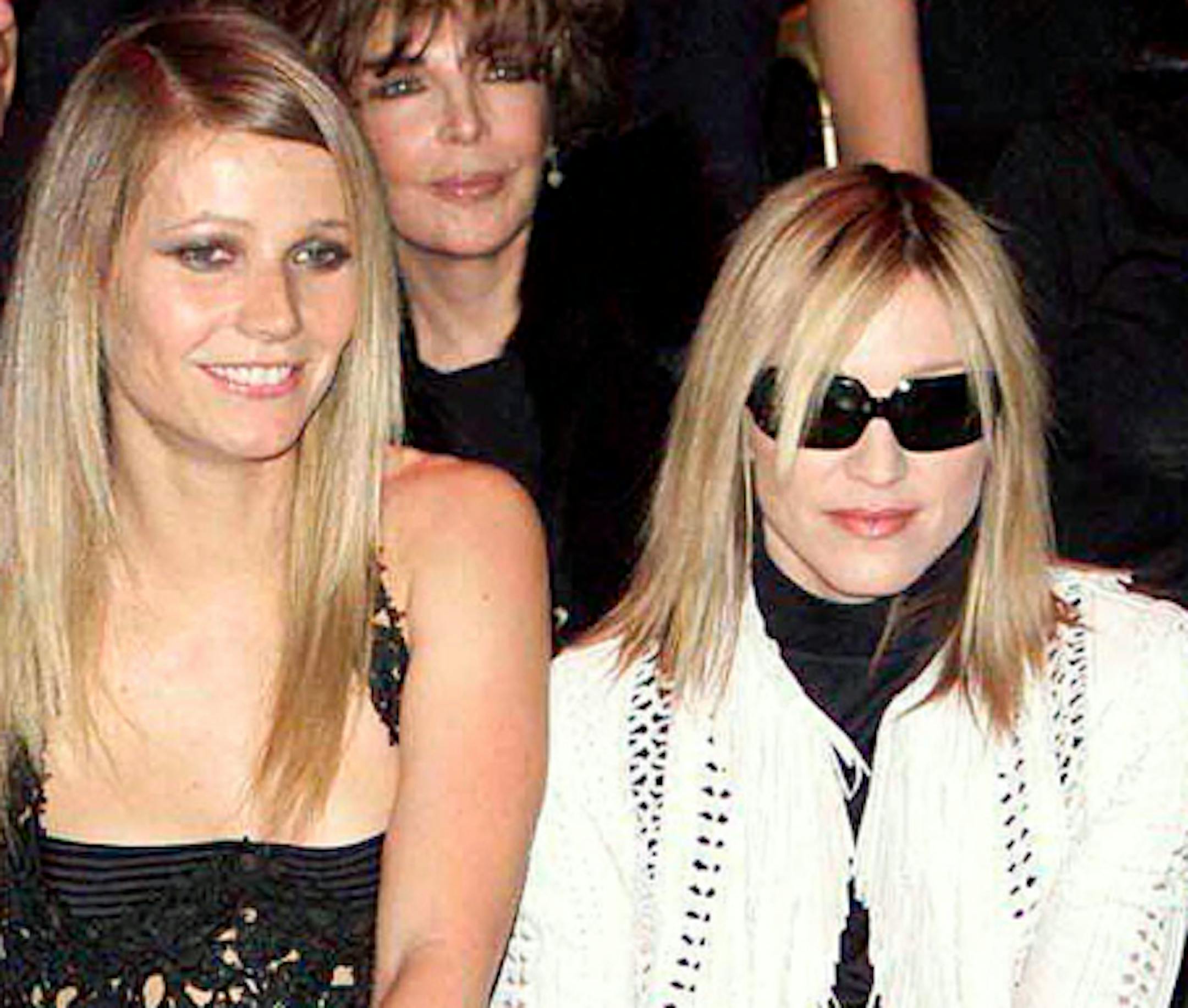 Gwyneth & Madonna: Gal pal-ing around Credit: AP file photo