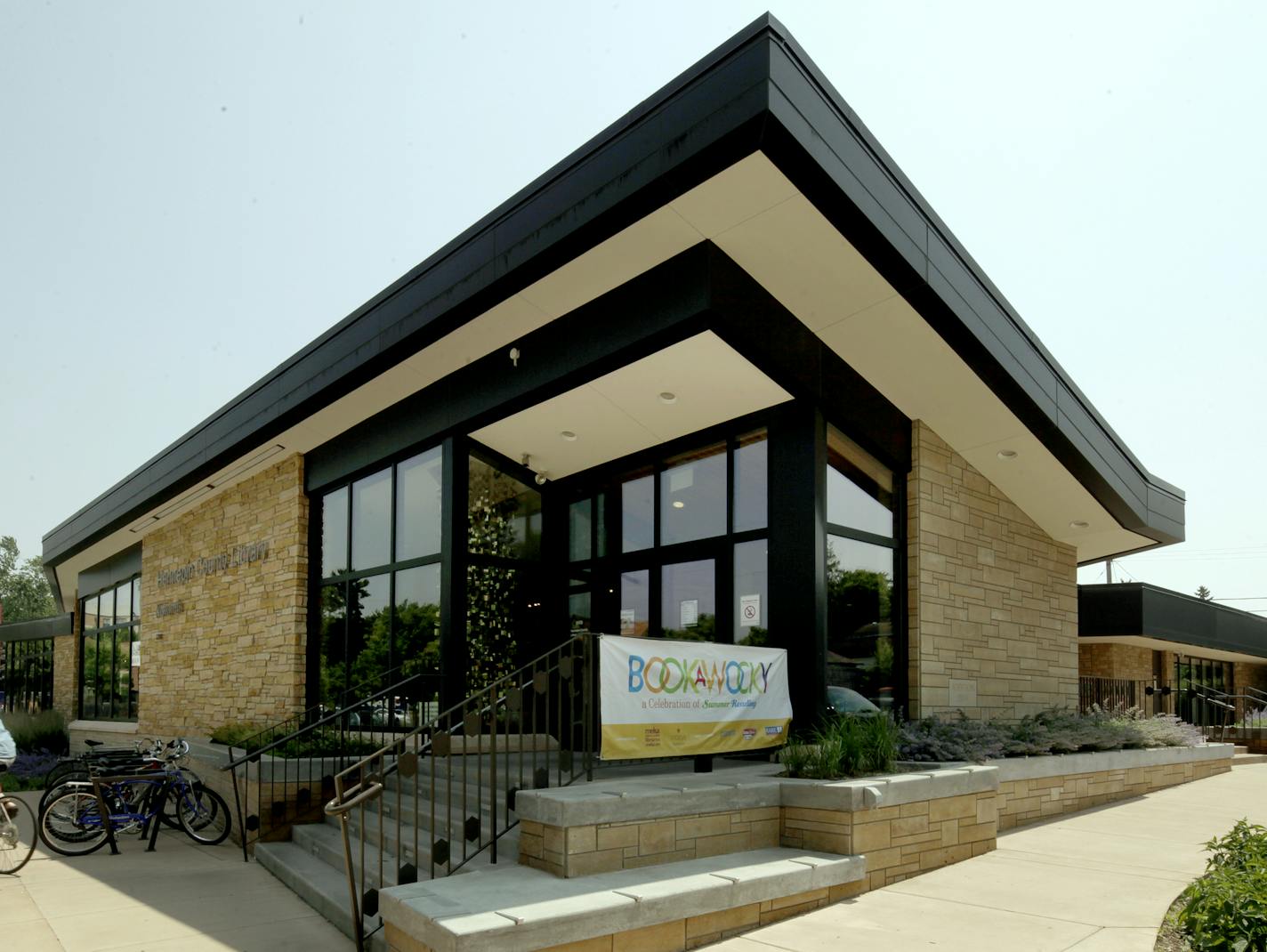 Nokomis Library (5100 S 34th Ave), in Minneapolis, MN. Mankato Kasota Stone, a 125-year-old company providing distinctive limestone for architecture ranging from middle class homes to Target Field, has closed. The company cited the construction downturn of recent years as what did in the business. July 11, 2013. ] JOELKOYAMA&#x201a;&#xc4;&#xa2;joel koyama@startribune.com