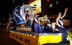 The Robbinsdale Whiz Bang Days royal family took part in the Torchlight Parade last year.