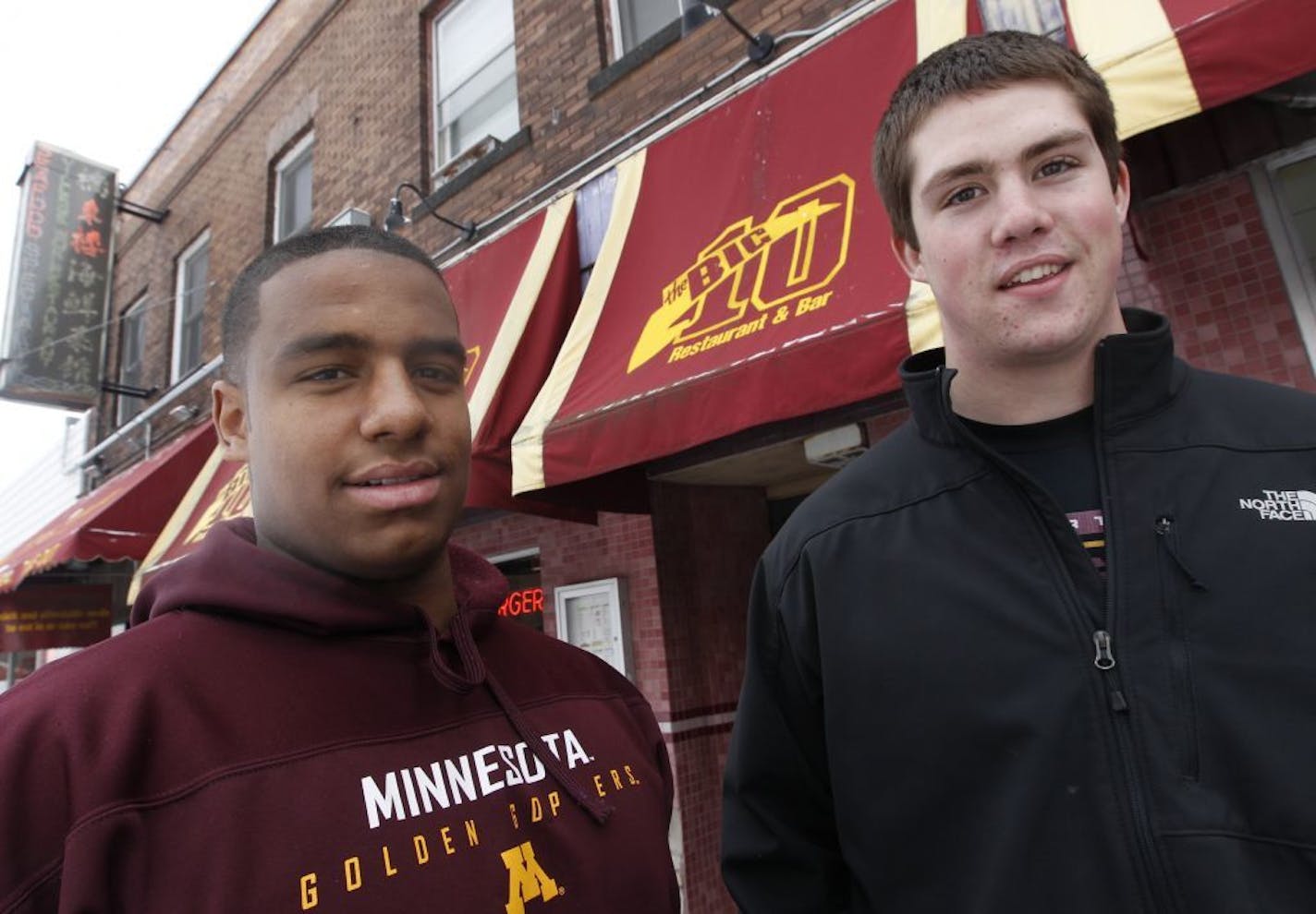 Offensive linemen Isaac Hayes,St. Thomas Academy, and Jonah Pirsig, Blue Earth, are committed to play football for the Gophers.