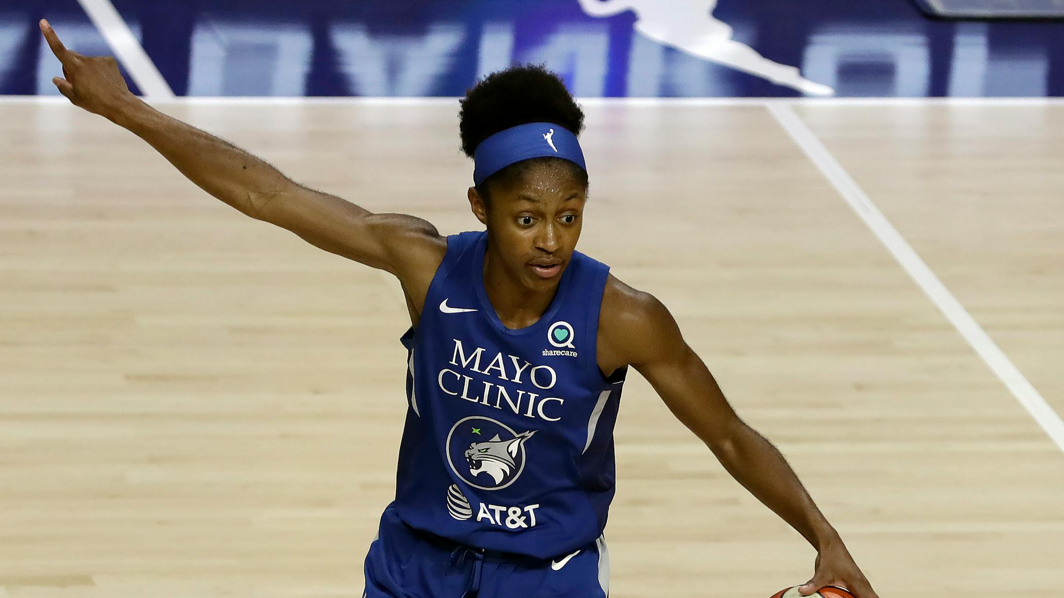 Lynx rookie Crystal Dangerfield