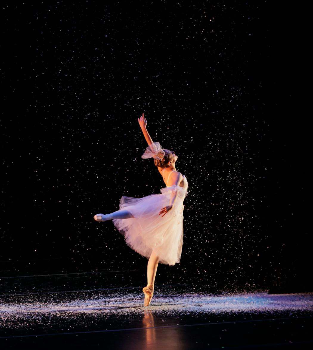 Natalie Bowman performs as the Queen of Snows in St. Paul Ballet's 'The Nutcracker Reimagined.'