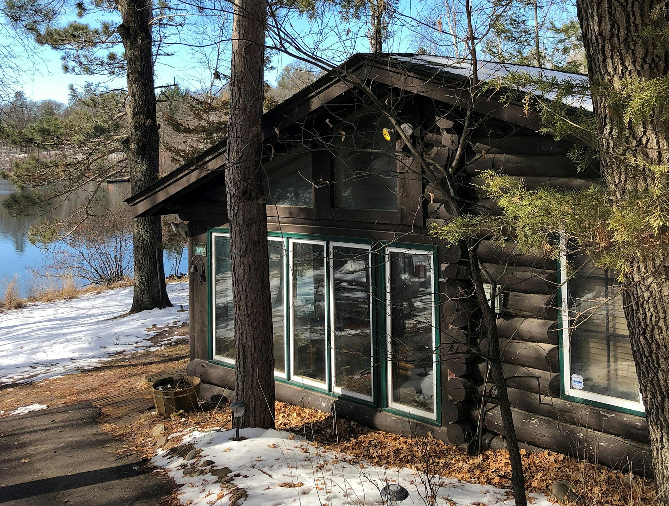 A cabin that goes back to logging days in northwestern Wisconsin.