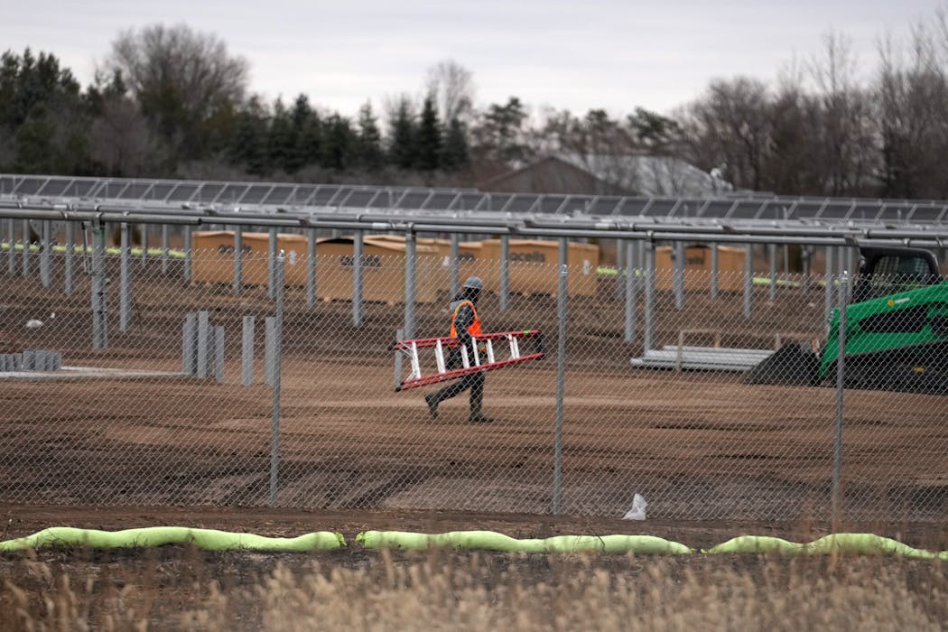 Xcel is building a large-scale solar facility near Sherco as it continues to transition to cleaner energy sources.