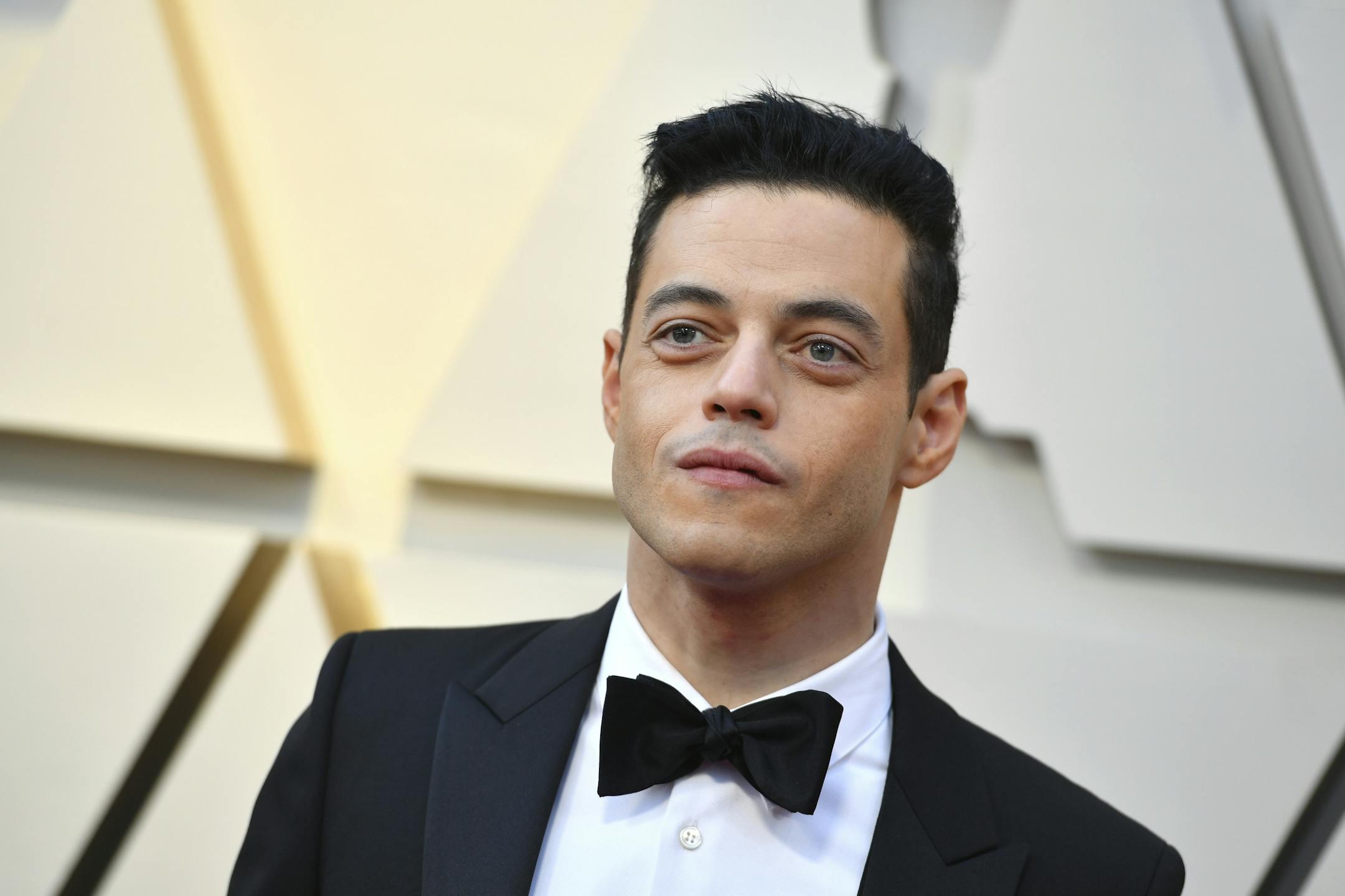 Rami Malek arrives at the Oscars on Sunday, Feb. 24, 2019, at the Dolby Theatre in Los Angeles.