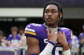 Vikings receiver Justin Jefferson has heard online chatter about the 0-3 Vikings: "We're focused still on this season. We have a lot more games to go 