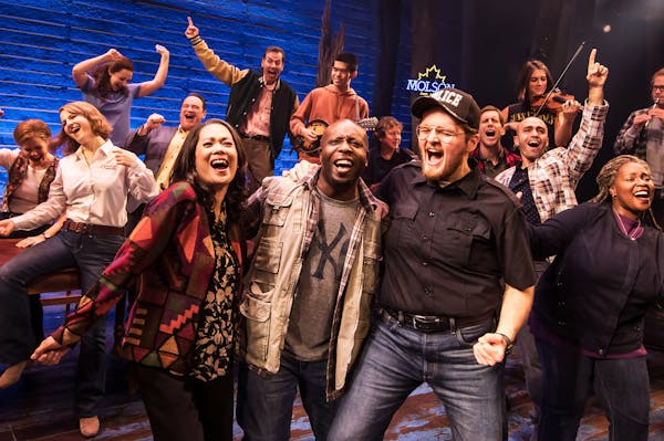 The cast of touring musical “Come From Away” is on pause until Saturday night’s performance, when performers from New York, London and Toronto w