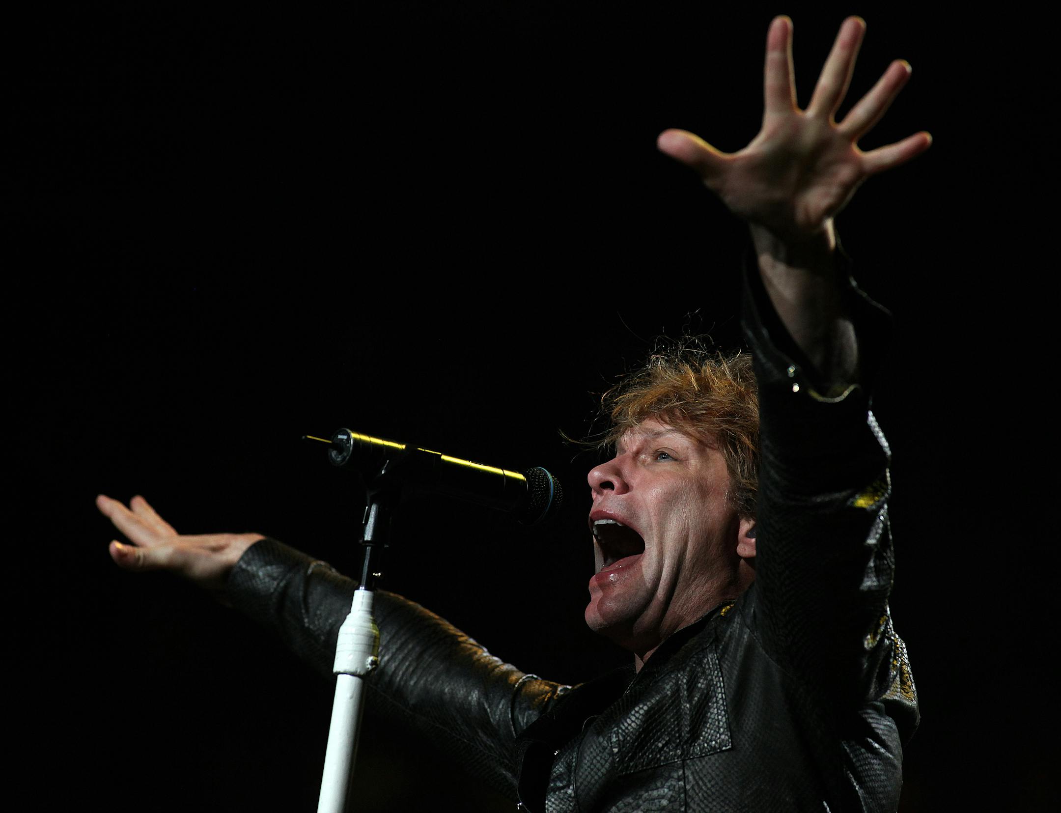 Jon Bon Jovi plays the Xcel in St. Paul.