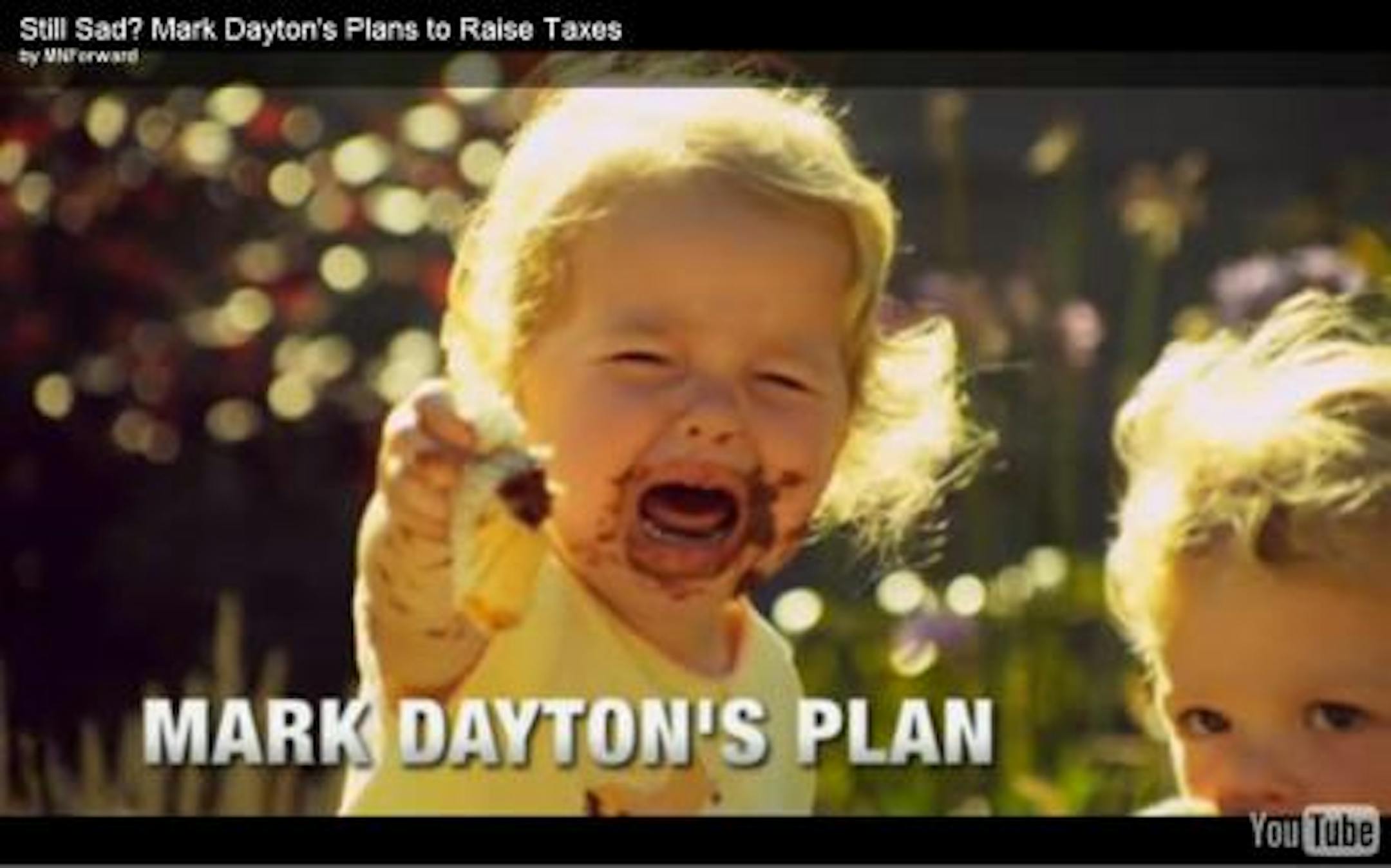 Business-backed anti-Dayton ad. Now, Dayton and business are making friends