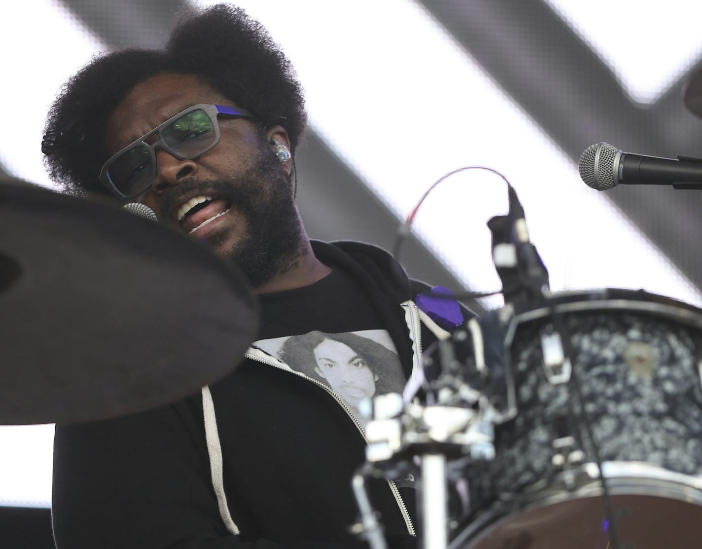 The Roots&#xed; drummer Ahmir &#xec;Questlove&#xee; Thompson on the Main Stage Sunday evening at Soundset 2016. ] JEFF WHEELER &#xef; jeff.wheeler@startribune.com The ninth annual Soundset hip-hop festival took place in its new location at the Minnesota State Fairgrounds Sunday, May 29, 2016 in Falcon Heights.