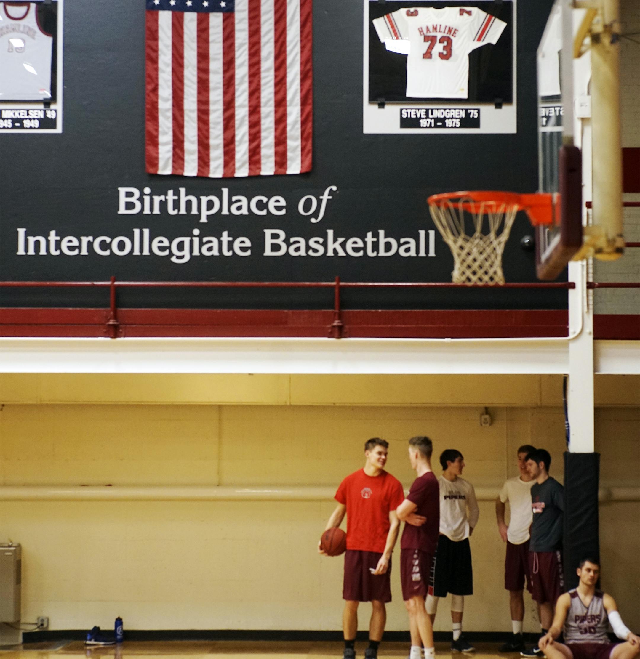 Hutton Arena's mystique lives in its bleachers and old school rafters and parquet flooring.]Hutton Arena, the "birthplace of intercollegiate basketball," looks much like it did when it opened for business 80 years ago today. Richard Tsong-Taatarii/rtsong-taatarii@startribune.com