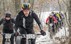 Whiteout fat tire race in Cuyuna Lakes in 2015. ONE TIME USE.