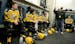 Coach Mark Lange gave his North Metro Youth Hockey Bantam team a locker room pep talk during the state tournament in March. Lange believes his players