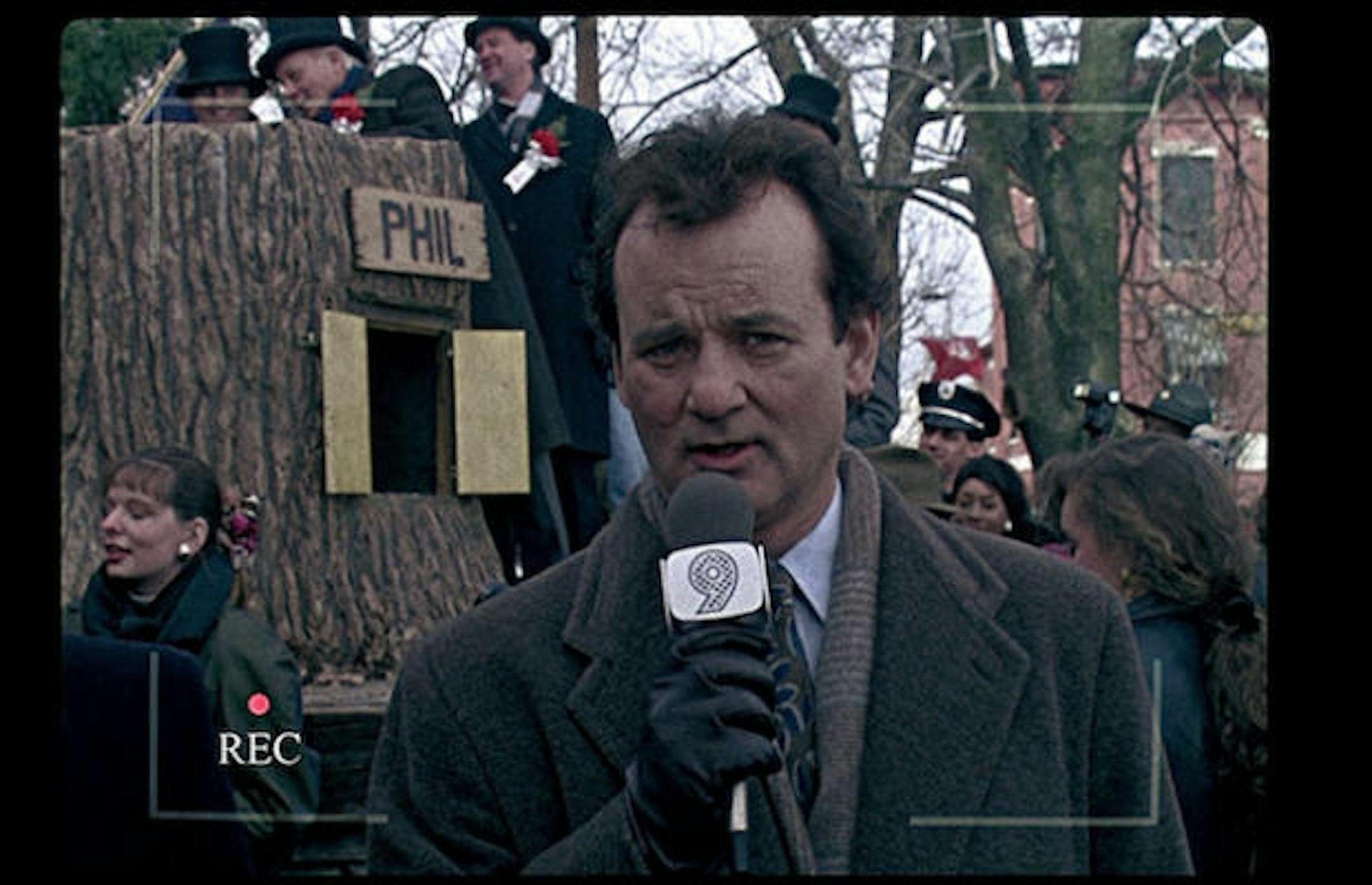 Bill Murray in "Groundhog Day."