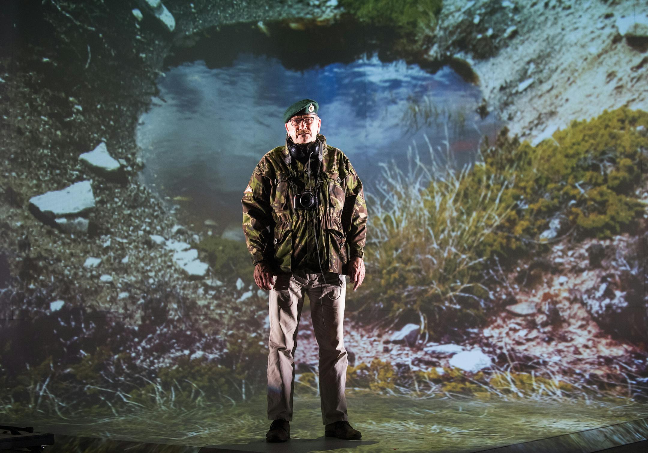 A scene from Minefield by Lola Arias @ Royal Court, Jerwood Theatre, Downstairs. Developed by The Royal Court and LIFT.
(Opening-03-06-16)
©Tristram Kenton 06/16
(3 Raveley Street, LONDON NW5 2HX TEL 0207 267 5550 Mob 07973 617 355)email: tristram@tristramkenton.com