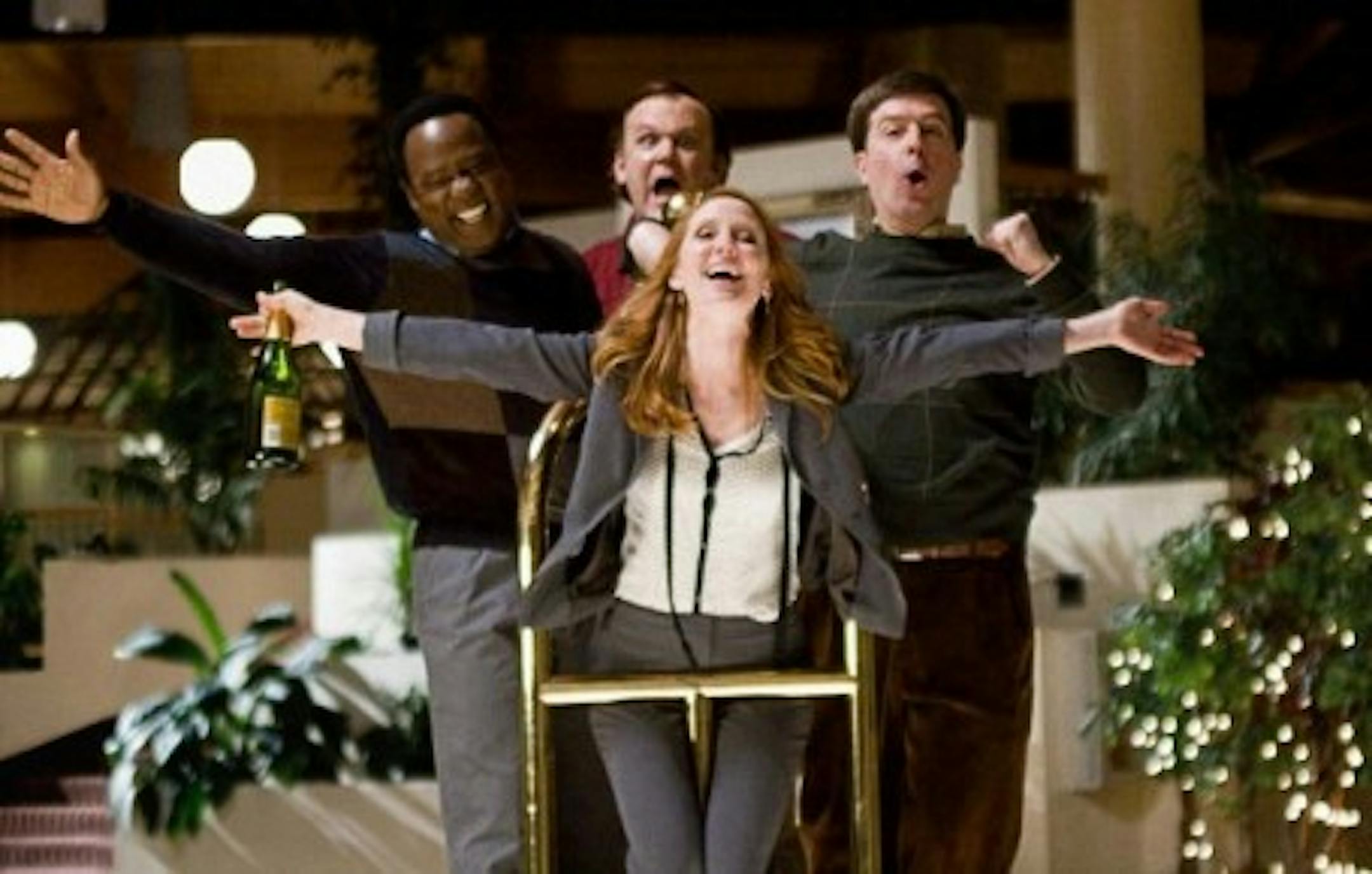Isiah Whitlock Jr., John C. Reilly, Anne Heche and Ed Helms in "Cedar Rapids." Photo: Fox Searchlight