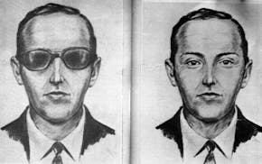 An image provided by the Federal Bureau of Investigation shows an artist&#xed;s rendering of the hijacker known as &#xec;D.B. Cooper,&#xee; which was 
