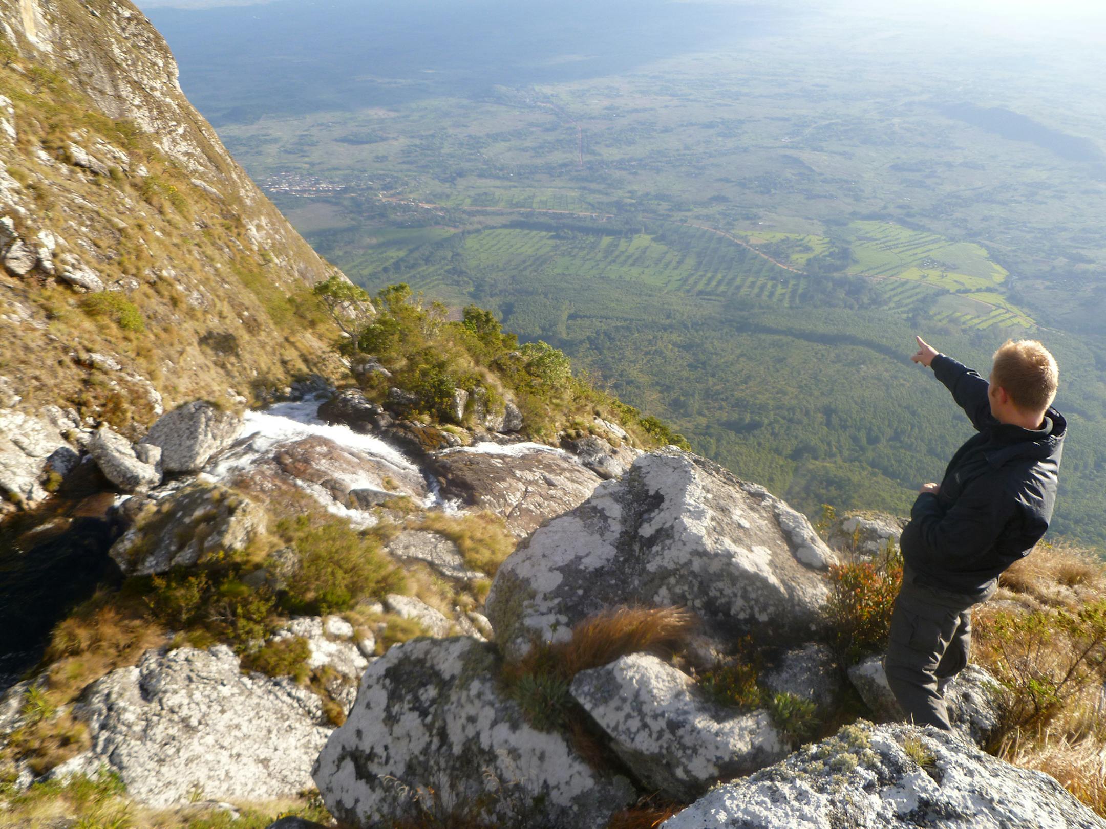 The view of sunset from the northern escarpment of Mount Mulanje in Malawi; apart from Lake Malawi, Mount Mulanje is Malawiís most outstanding geographical feature. Illustrates TRAVEL-MALAWI (category t), by Henry Wismayer, special to The Washington Post. Moved Tuesday, December 17, 2013. (MUST CREDIT: Henry Wismayer.)