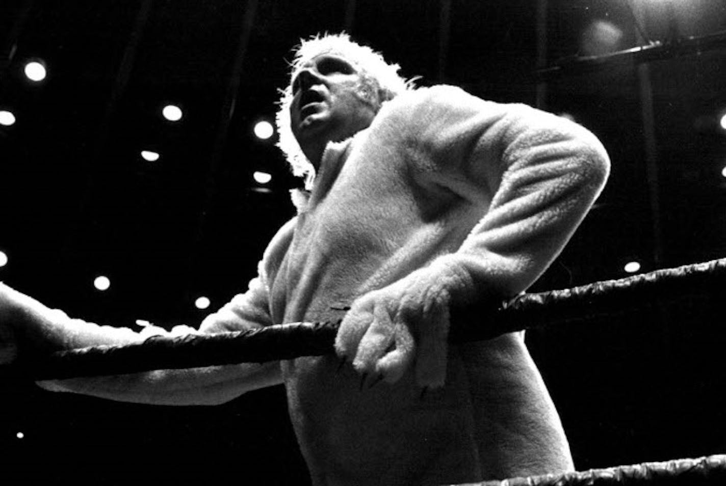 Pro wrestler Bobby Heenan ended up in the notorious weasel suit after losing a pro wrestling match to Greg Gagne at the St. Paul Civic Center in 1980.