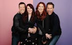 They're back: Sean Hayes, Megan Mullally, Debra Messing and Eric McCormack of "Will & Grace."