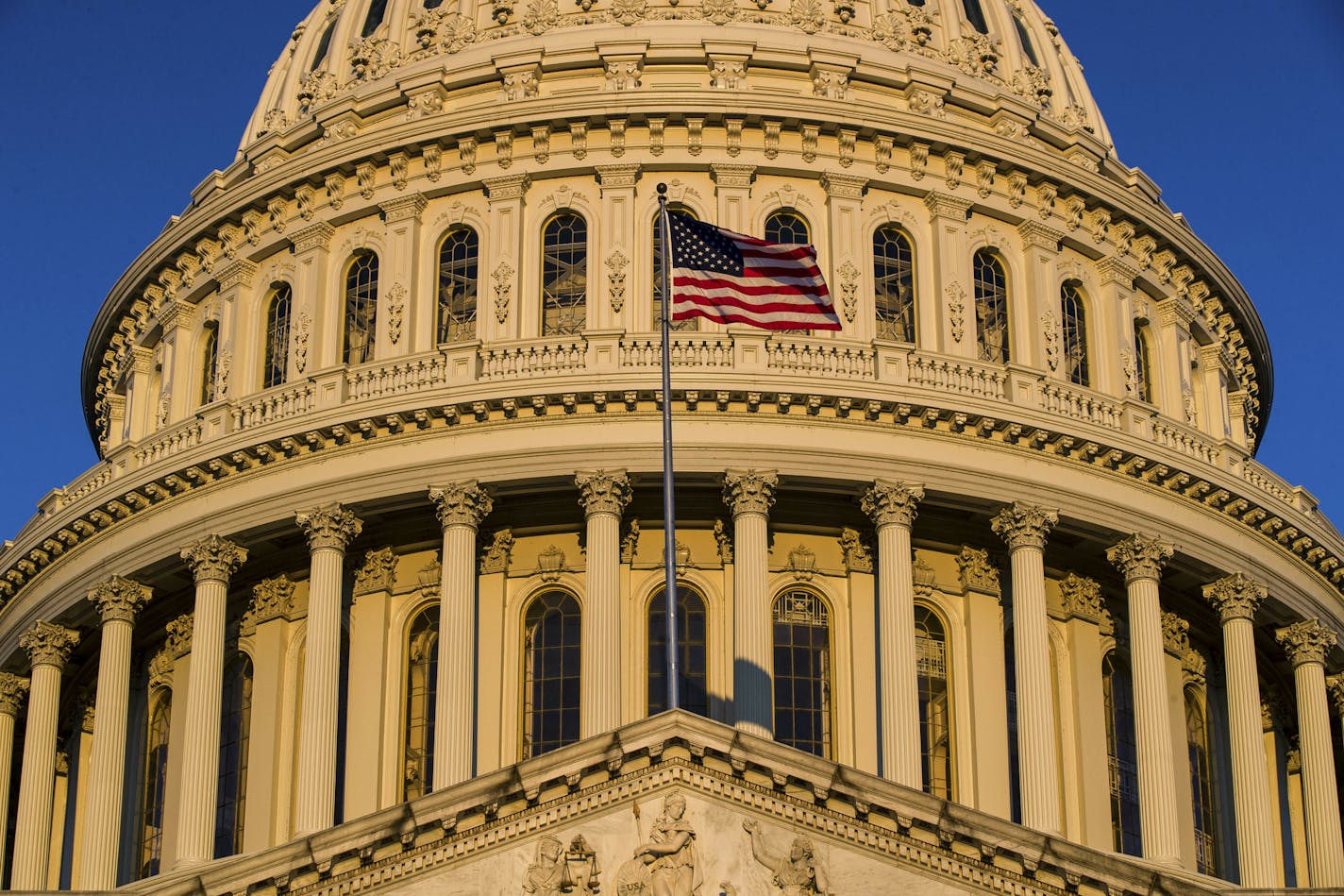 FILE - In this March 24, 2019, file photo, the U.S Capitol is seen at sunrise in Washington. Progressive groups are expressing &#x201c;deep disappointment&#x201d; over House Democrats&#x2019; failure to start impeachment proceedings against President Donald Trump and calling on Speaker Nancy Pelosi to act. (AP Photo/Alex Brandon, File)