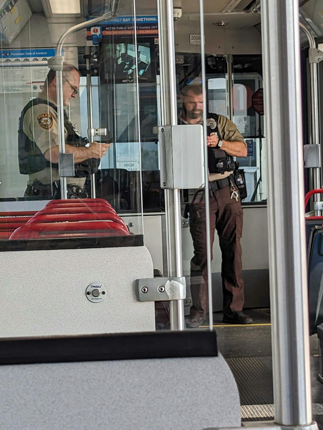 Stepped-up police patrols are part of the intensive security reboot of the St. Louis light-rail system.