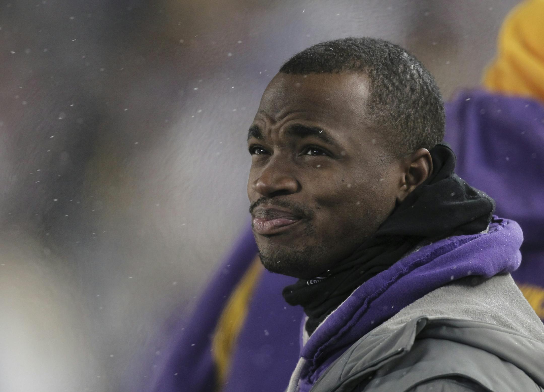 Vikings running back Adrian Peterson