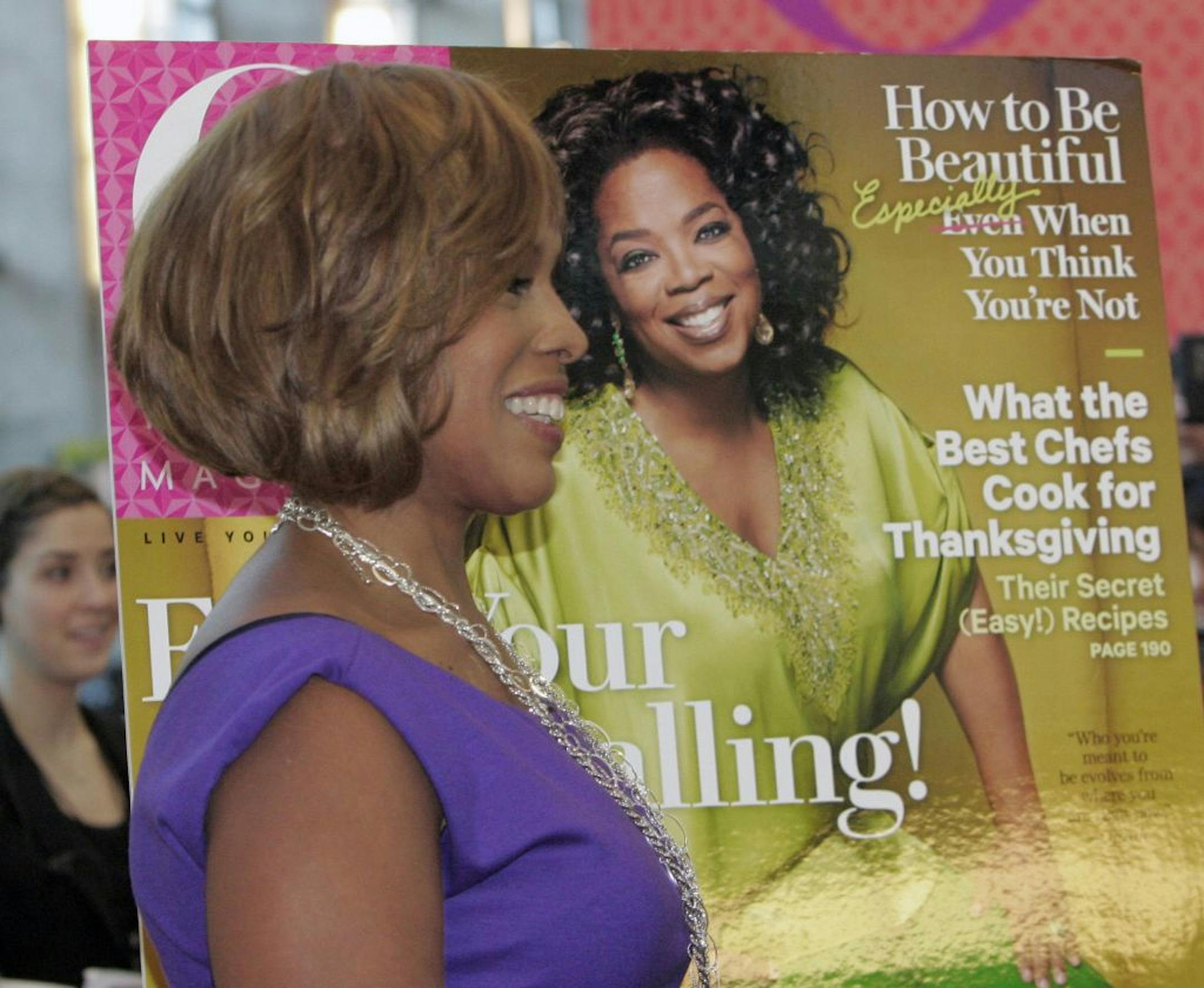 Gayle King, Editor at Large for The Oprah Magazine poses for photos during the magazine's "O You" event held Saturday, Oct. 15, 2011, in Atlanta.