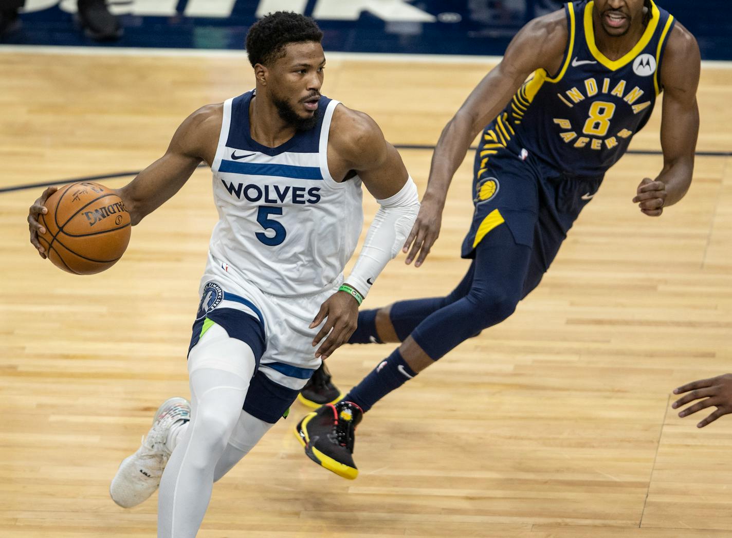 Timberwolves guard Malik Beasley has been one of the team's leading scorers this season.