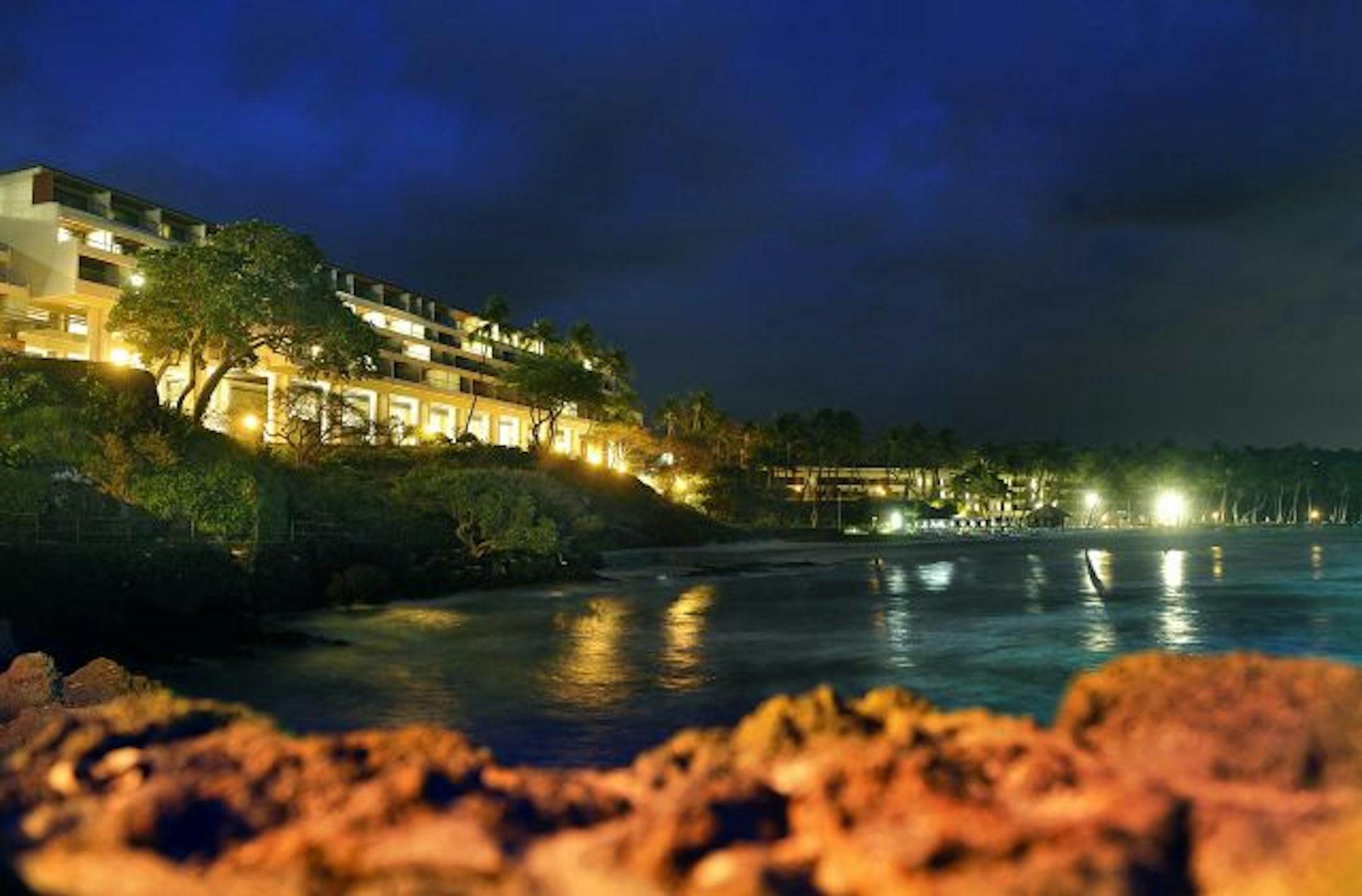 Two years after being forced to close due to earthquake damage, The Mauna Kea celebrated a soft opening. The Laurance Rockefeller-built beachfront hotel features spacious rooms, new restaurants, a new spa, and golf course makeover in Mauna Kea on Hawaii Island, Hawaii.