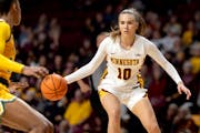 Mara Braun (10) has been a standout for two seasons with the Gophers.