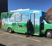Gina Zaffarano-Keller’s whimsical bus is named for her dog, Ziggy, the project’s beloved four-legged ambassador.