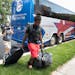 Vikings rookie running back Dalvin Cook was among the rookies and select players that arrived at Vikings training camp at Minnesota State University o