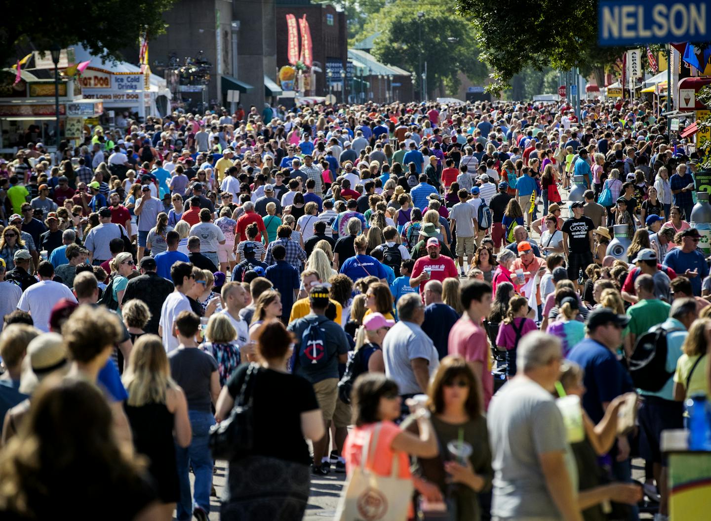 Advice for negotiating the crowds at the State Fair: Go early or late, use the app to find food and attractions, and pace yourself.