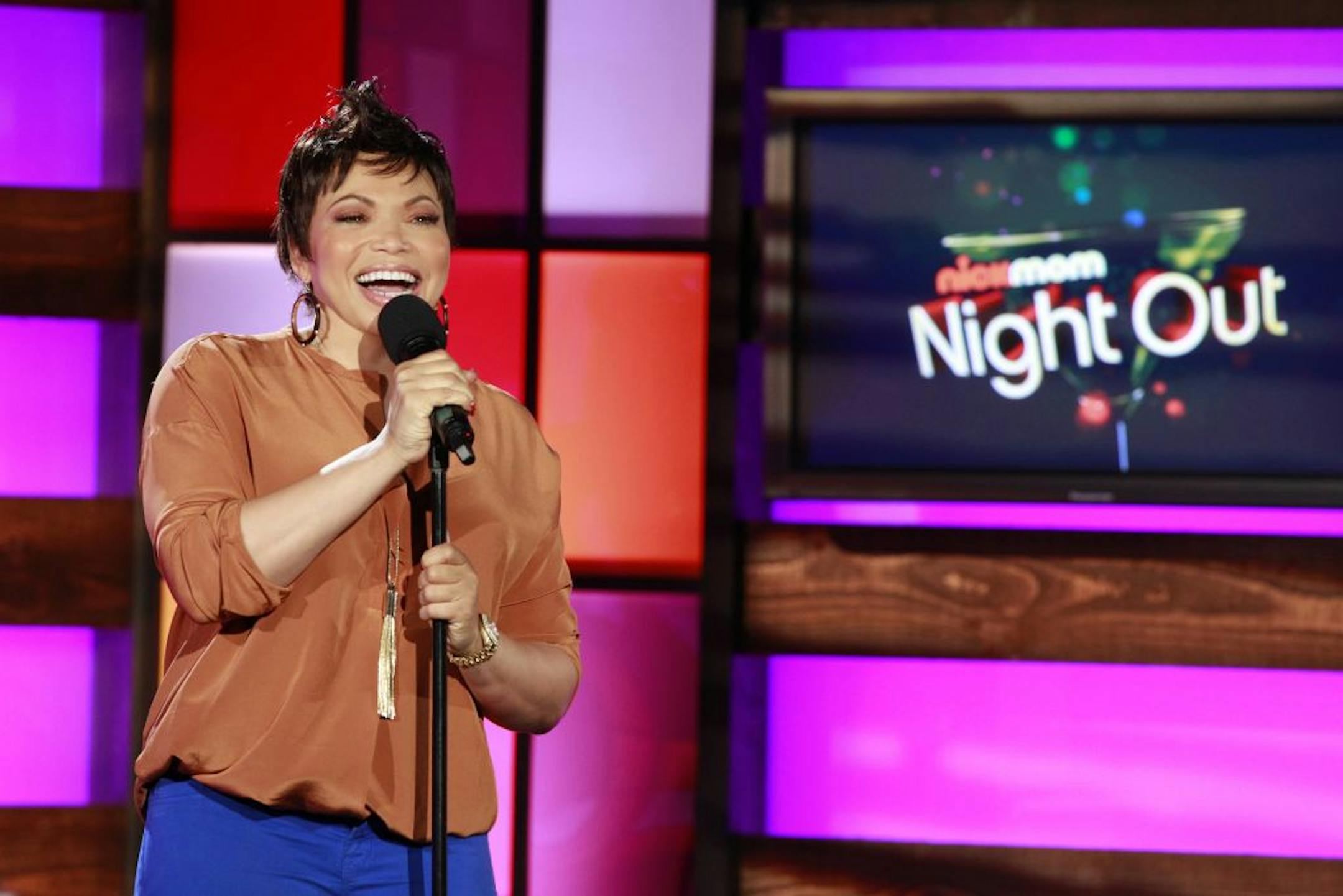 Tisha Campbell-Martin offers some sassy standup on "NickMom Night Out."