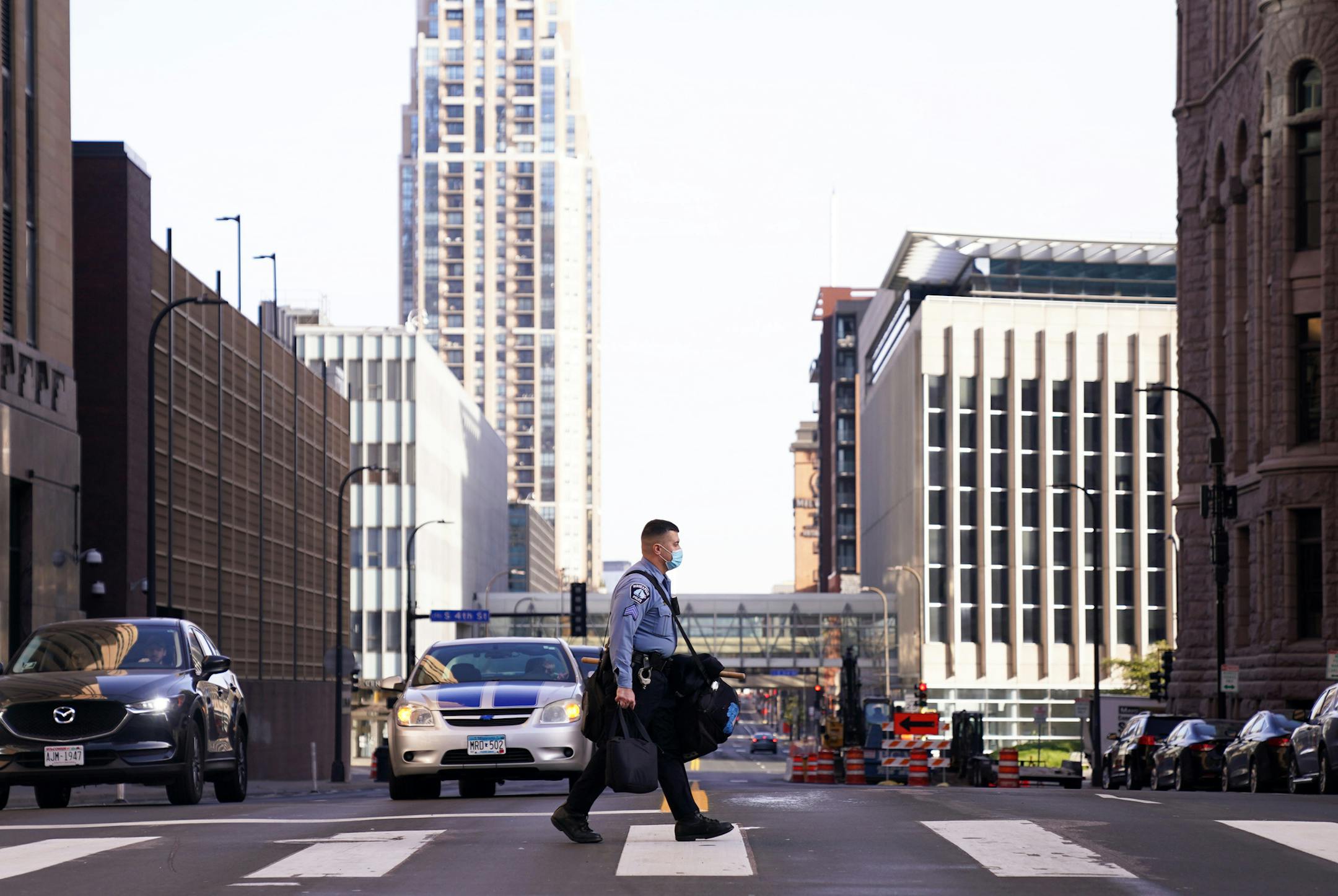 A woman walked along the shoreline of lock and dam # 2 in Hasting near the site where a proposed 40-acre island will be constructed to block the wind and protect the shoreline from erosion. ] Jerry Holt •Jerry.Holt@startribune.com ​ ​ Decades of erosion have chipped away at Army Corp's lock and dam near Hastings. Rather than just reinforce the lock's embankment, the corps wants to try something new: build a big 40-acre island a few hundred yards in front of the structure to block all the wind, i