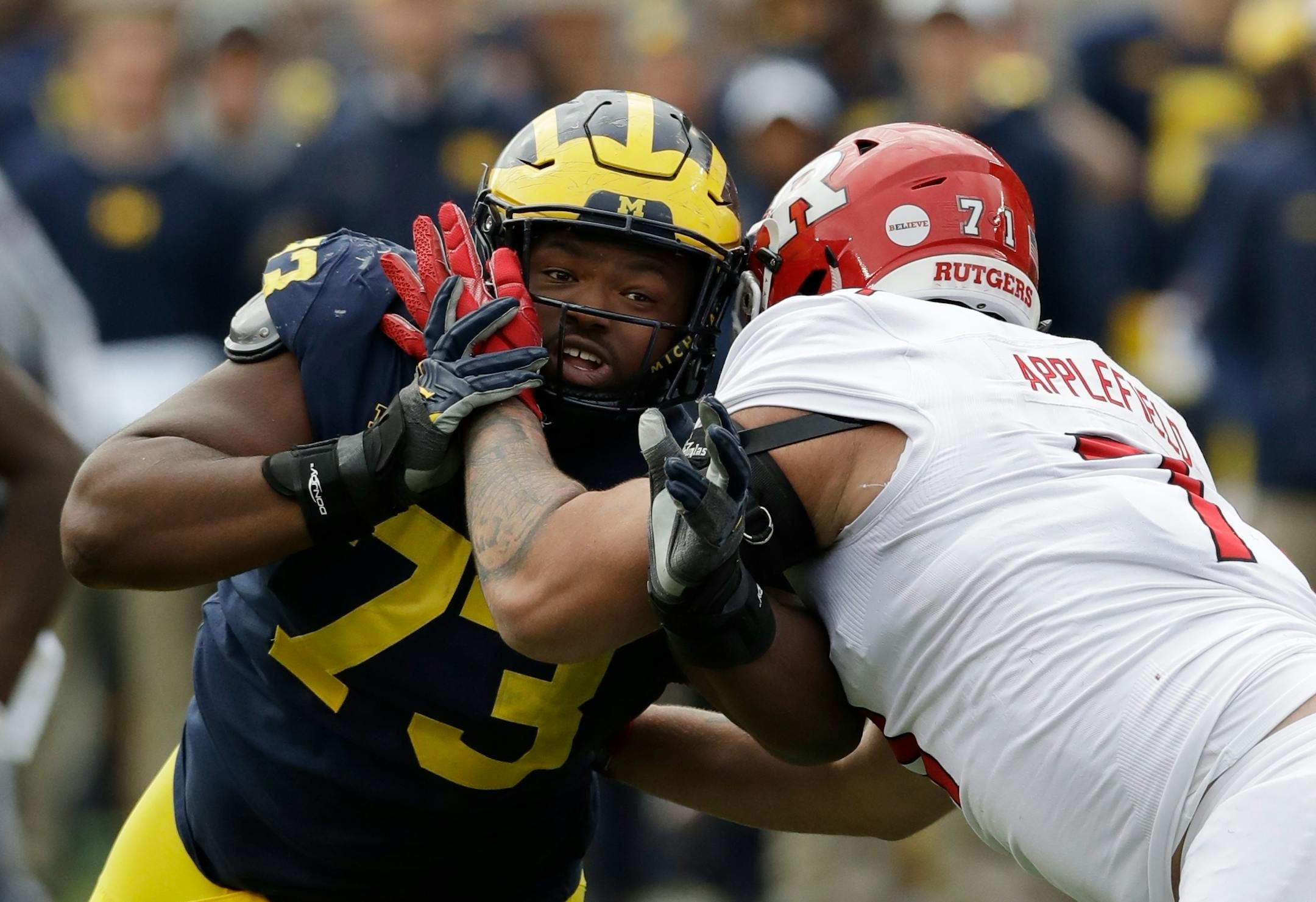 Michigan's Maurice Hurst has proved to be a handful for offensive linemen this season.